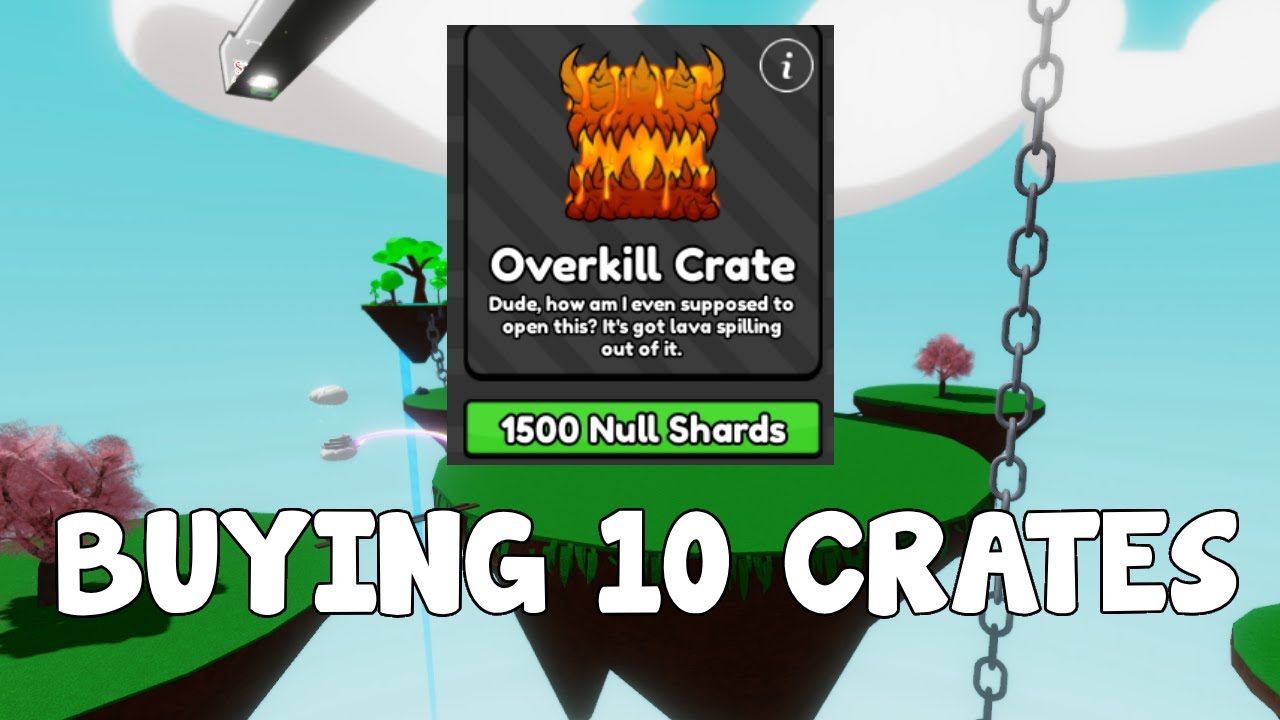 BUYING 10 OVERKILL CRATES IN SLAP BATTLES