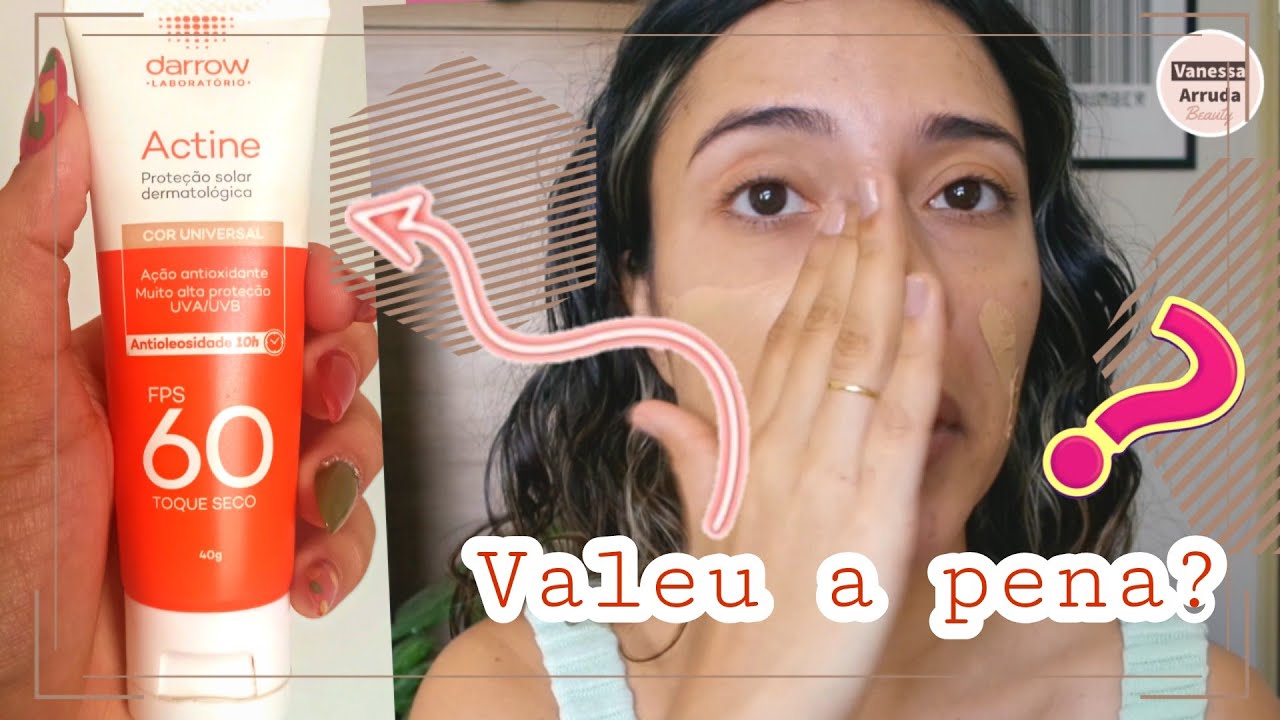 Protetor solar COR UNIVERSAL Darrow Actine Laboratório FPS 60 - Vanessa Arruda Beauty