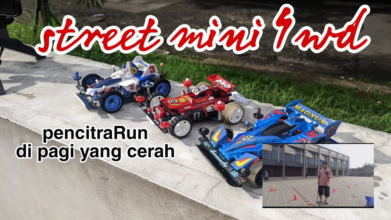 Street mini 4wd pencitraRun di depan Ruko puribeta 1 di pagi yg cerah