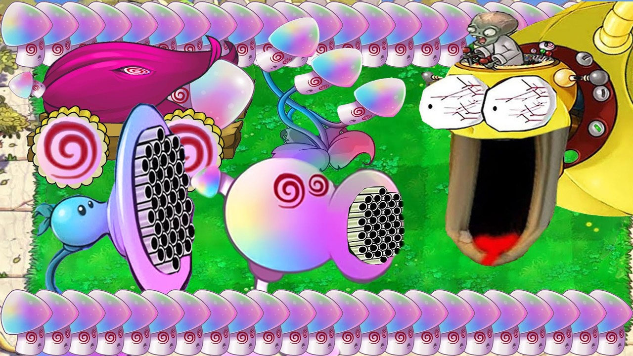 Hypno Peashooter Melon X All Team Hypno Plants vs Giga Zomboss vs Gargantuar Plants vs Zombies Hack