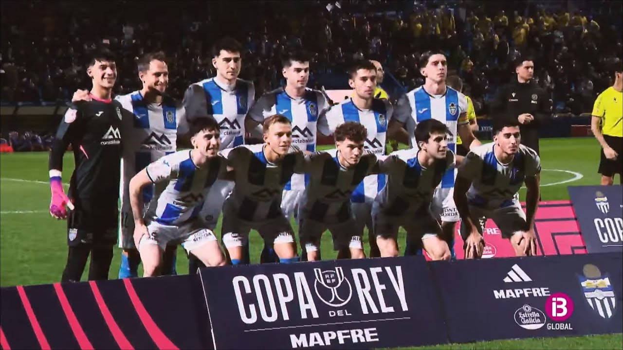 Un gran CD Atlético Baleares cae ante el Atlético de Madrid en 16avos de Copa del Rey. 17/12/2025.