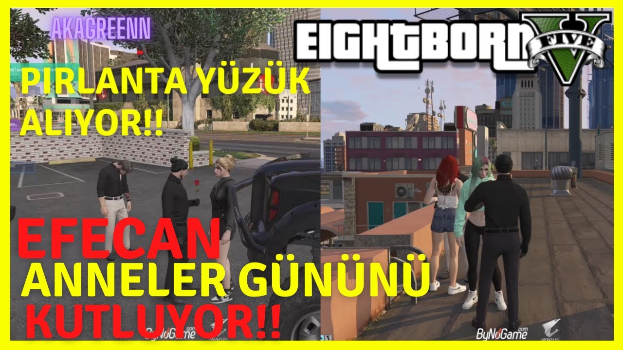 EightbornV l Efecan Anneler Gününü Kutluyor!! Pırlanta Yüzük Alıyor!!
