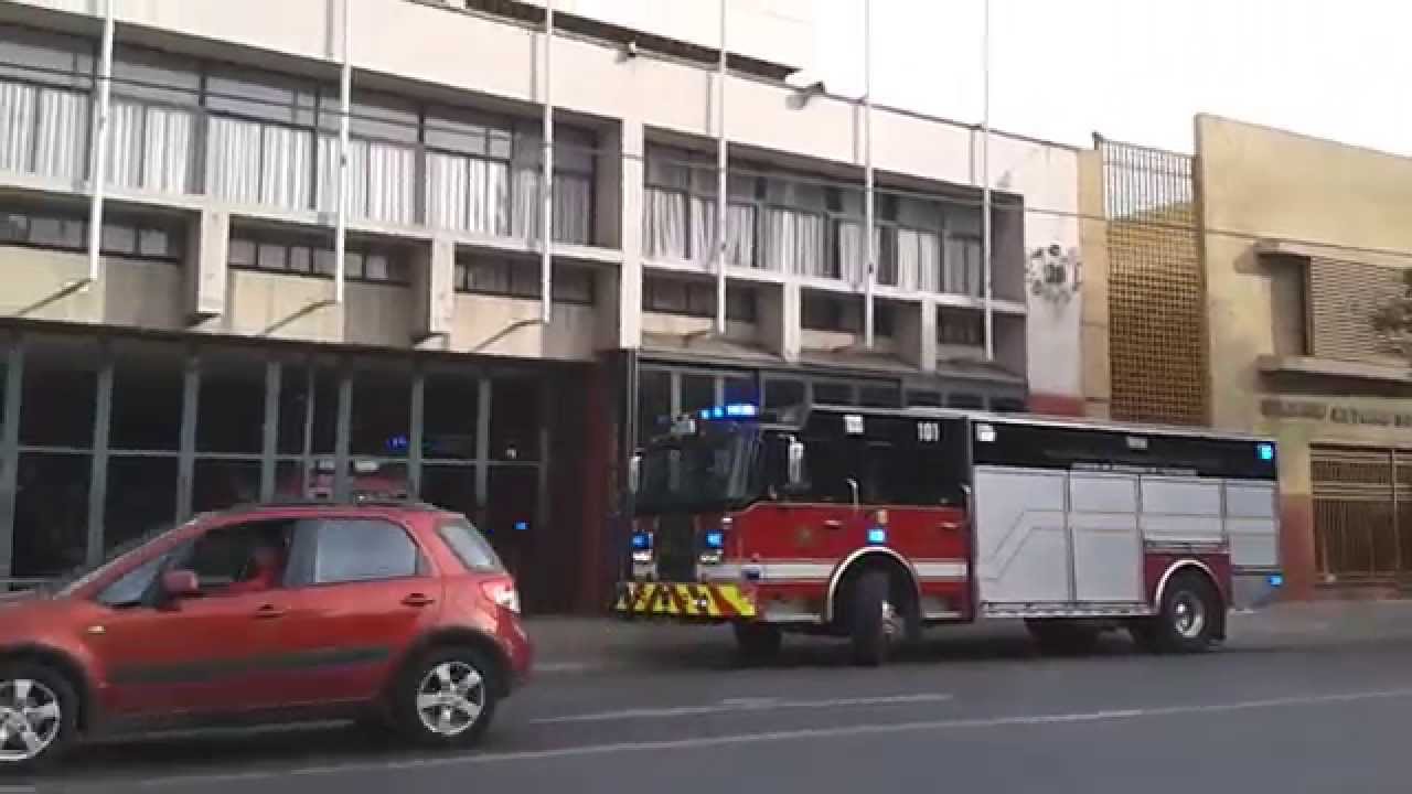 Unidades 71-31-101-41-11 y 62 C.B.Valparaiso a INCENDIO