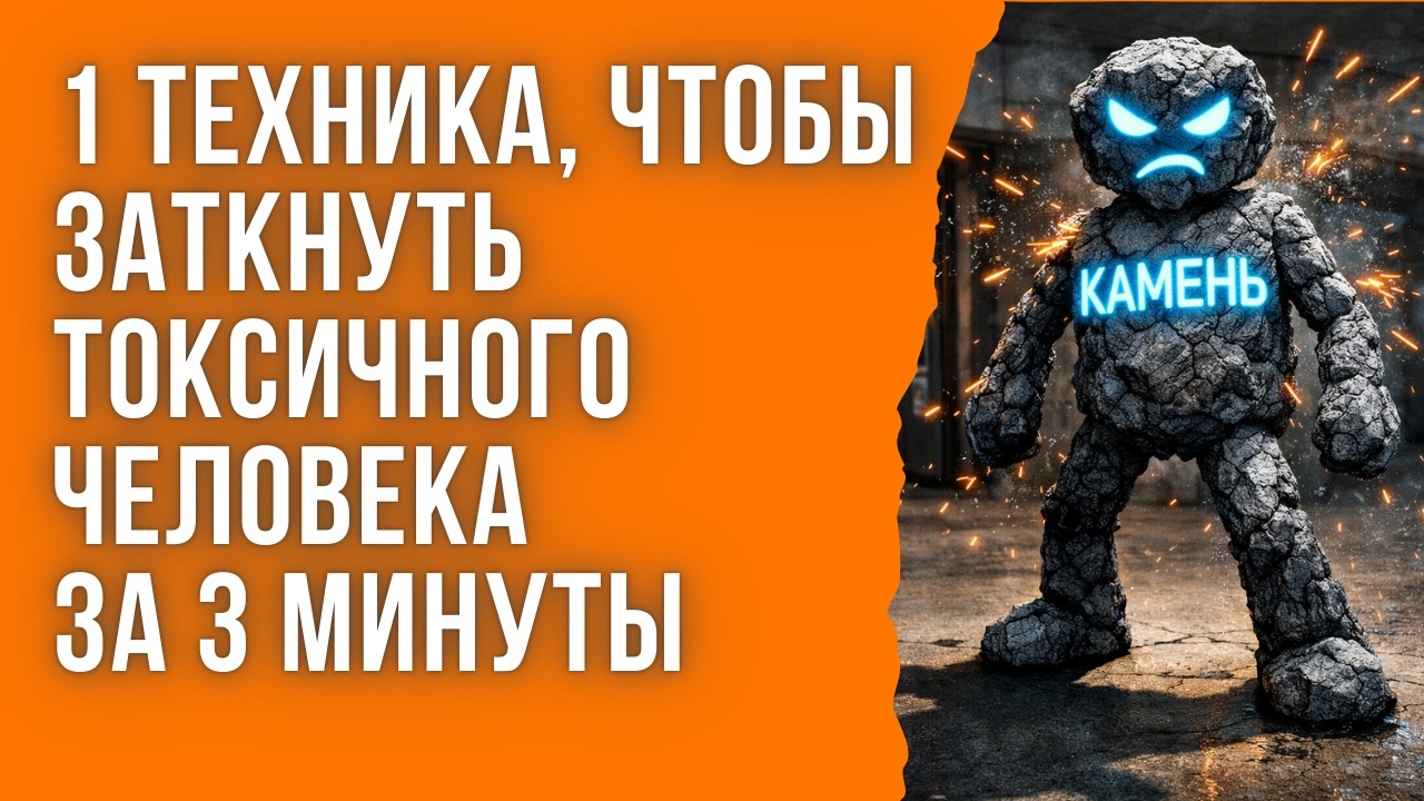 Почему Твое Молчание Сводит Нарцисса с Ума: Метод «Серого Камня»