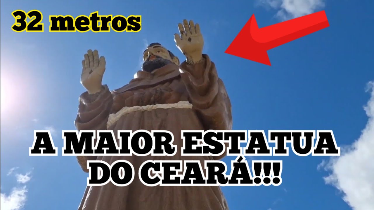 Visitei a maior Estatua do Ceará em (canindé)!!!😮