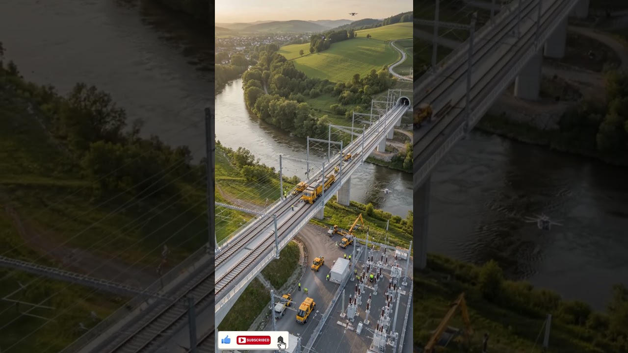 🚄 How a High-Speed Railway Is Built From Empty Corridor to a 350 km/h Rail Network 4K AI Documentary