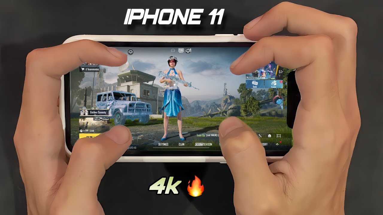iPhone 11 HANDACM 🔥/ PUBG New 3.7 Update LIVIK Gameplay ❤️/ PUBG TEST IN 2025