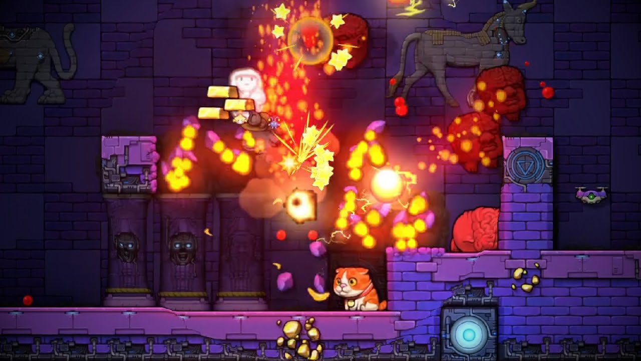 Spelunky was MEAN and EVIL and EVIL and MEAN }:(