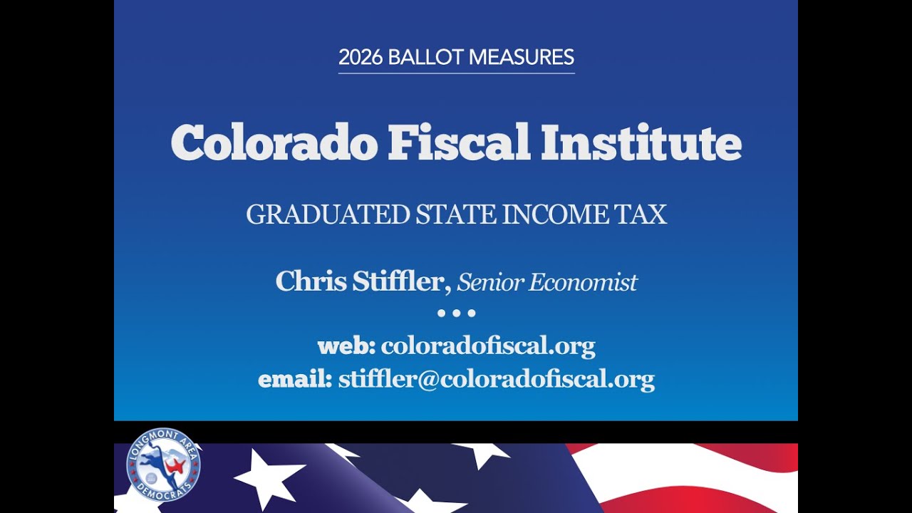 Chris Stiffler Colorado Fiscal Institute