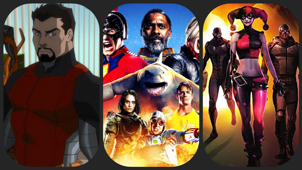 "Suicide Squad/ Task Force X" Evolution in Cartoons Movies and Shows (DC Comics)