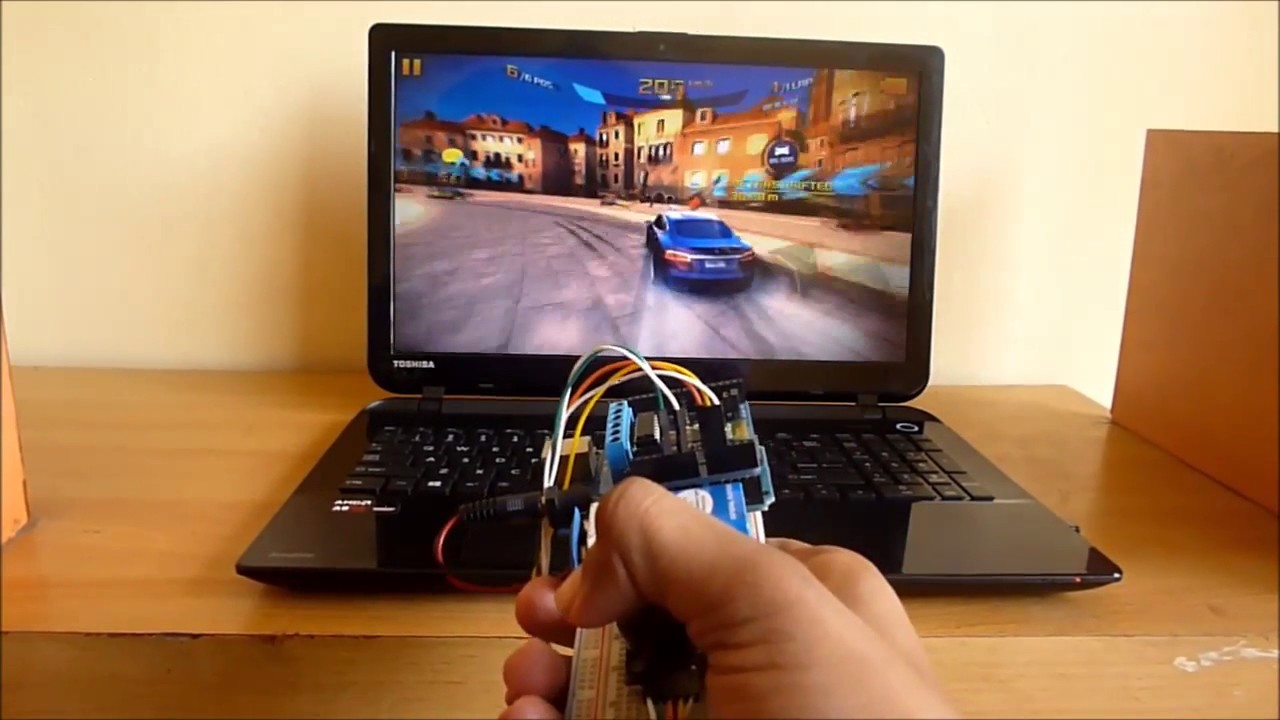 Bluetooth game controller with Arduino and Jetpack