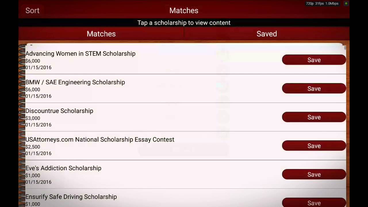Scholly app review (free money for college)