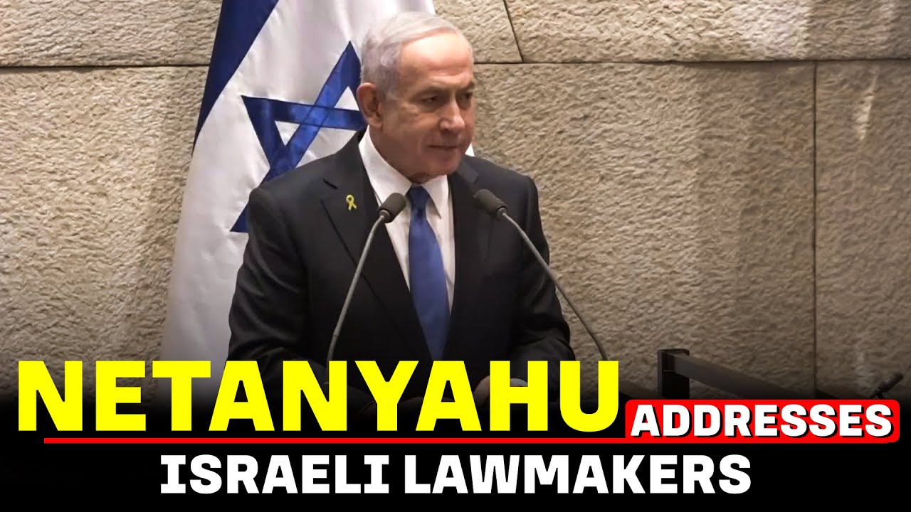 LIVE: Netanyahu addresses Israeli lawmakers on opening of winter session of Knesset I Gaza I Hamas