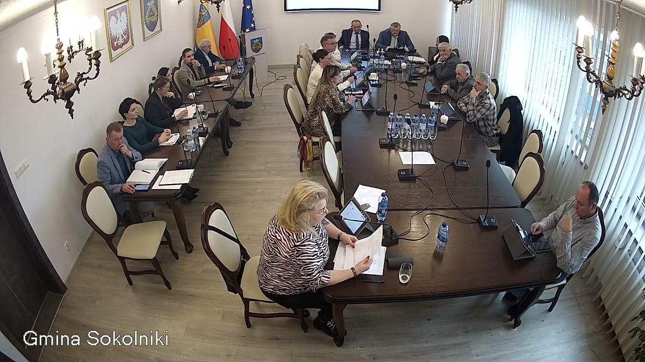 Nagranie z XVII  nadzwyczajnej Sesji Rady Gminy Sokolniki