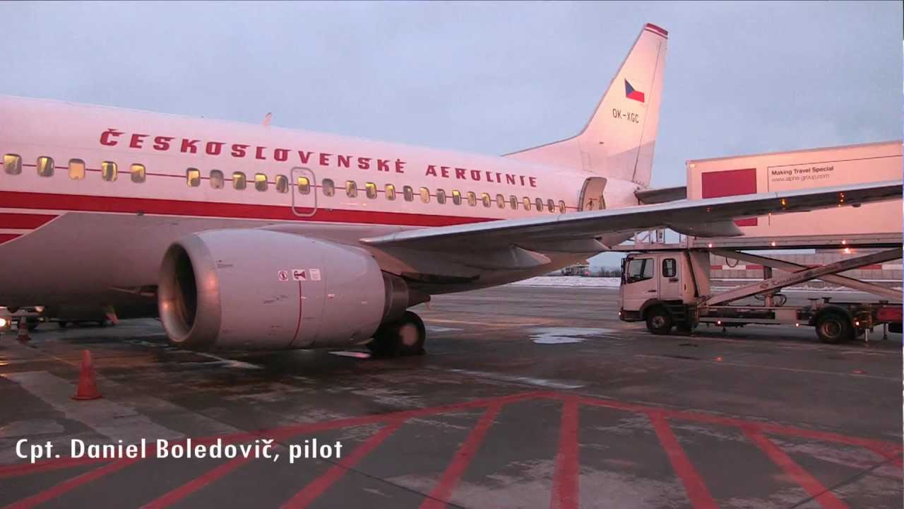 Poslední lety Boeingu 737 ČSA