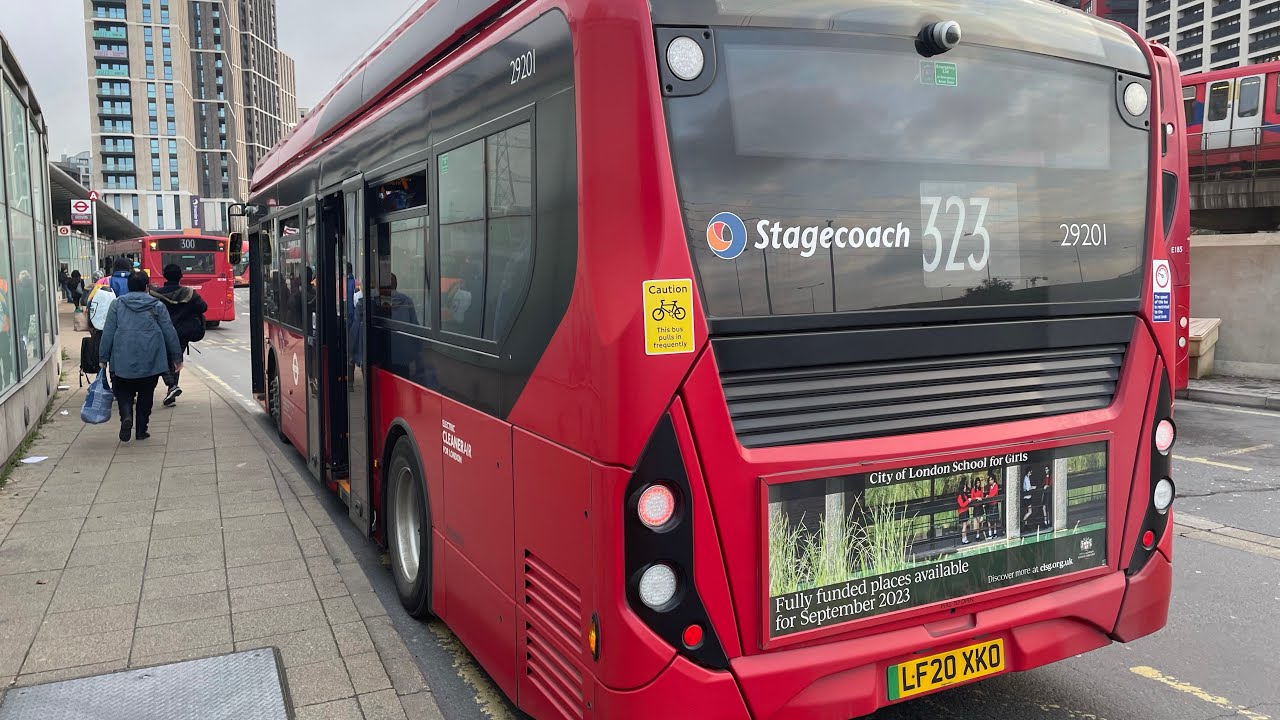 London Bus Vlog #323: Shortest FULL JOURNEY In 20 Mins! | Route 323 (29201 LF20XKO)