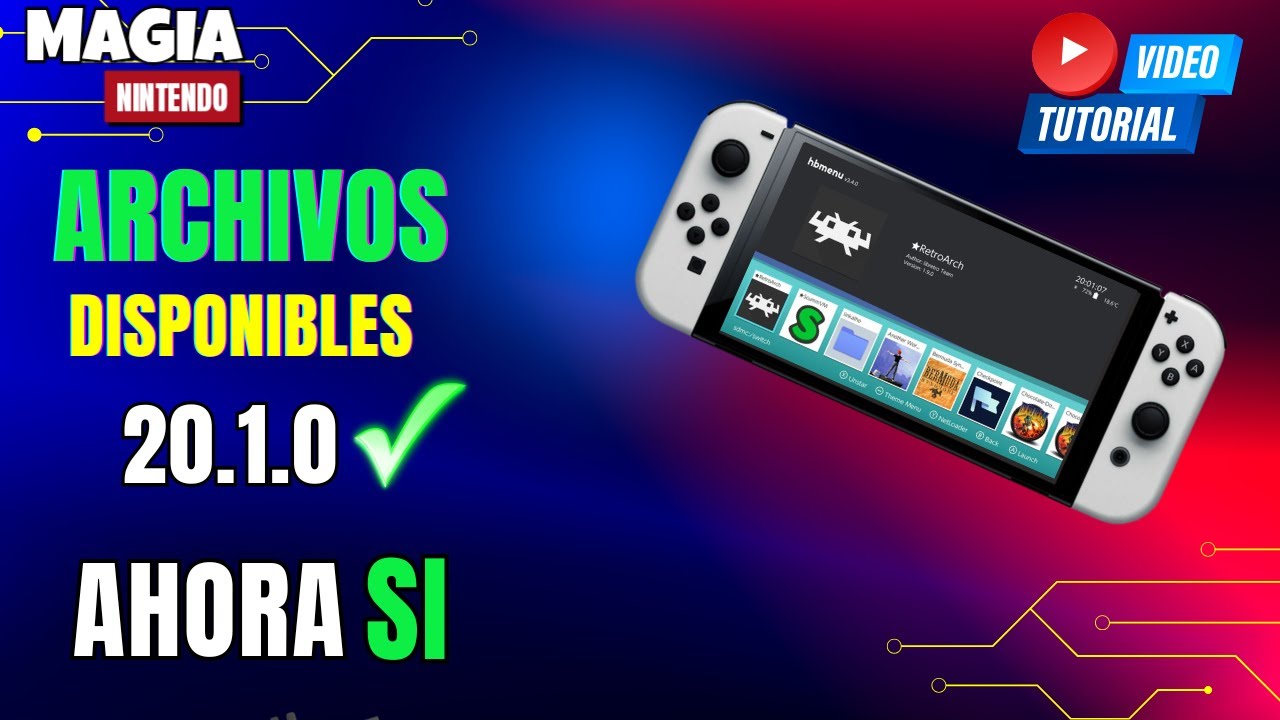 Atmosphere 20.1.0 en Nintendo Switch ¡Paso a paso!