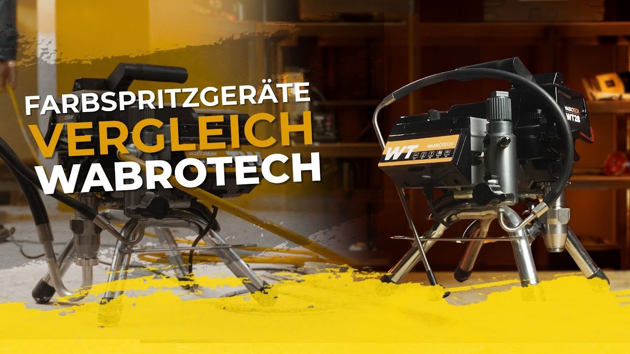 WT20i vs WT28 - WABROTECH Farbspritzgeräte im Vergleich | WABROTECH