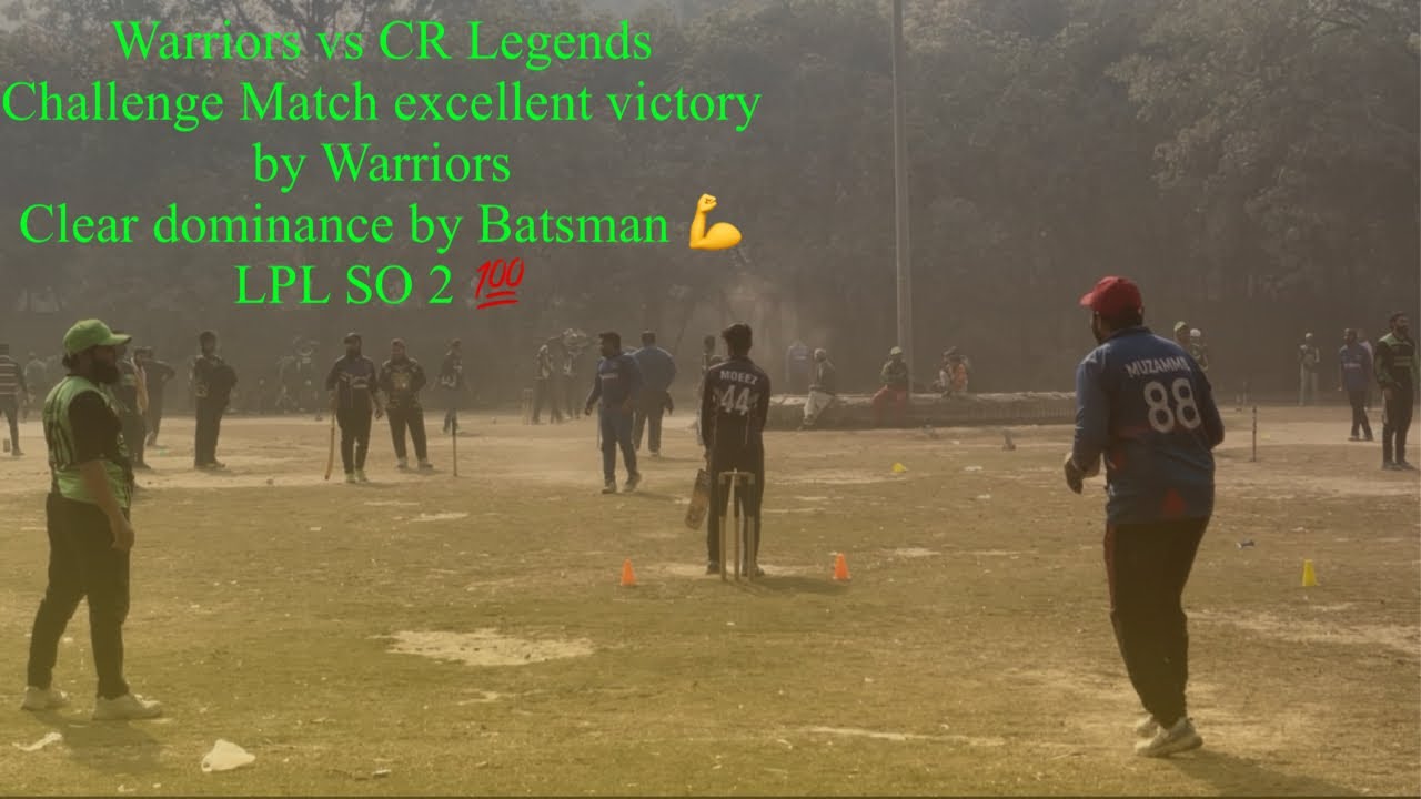 Warriors vs CR Legends challenge matcg excellent win by warriors 💪