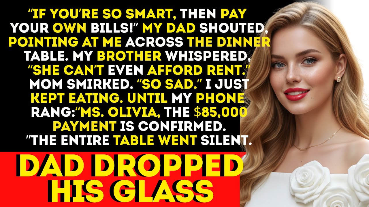 My dad yelled, “pay your own bills!” at dinner — he didn’t know I was secretly paying his mortgage.
