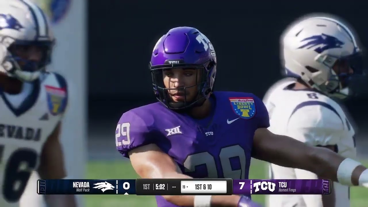 College Football Playoffs Round 2- 7 Nevada vs. 3 TCU: Pioneer League Conference