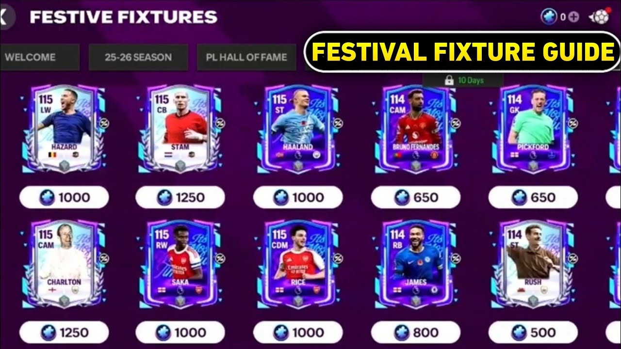 NEW REDEEM CODE!! FESTIVAL FIXATURE EVENT GUIDE FC MOBILE 26 | FREE 114  LEAGUE REWARD FC MOBILE!