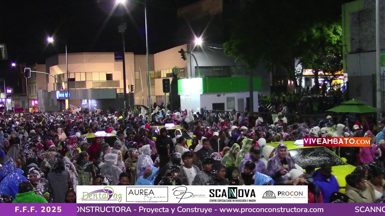 Ronda Nocturnal Fiestas de Ambato 2025