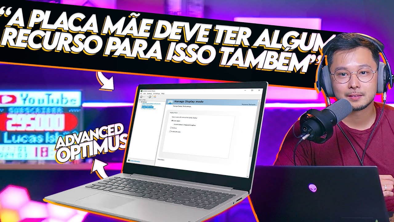D&aacute; para instalar o Advanced Optimus em notebooks que n&atilde;o t&ecirc;m?