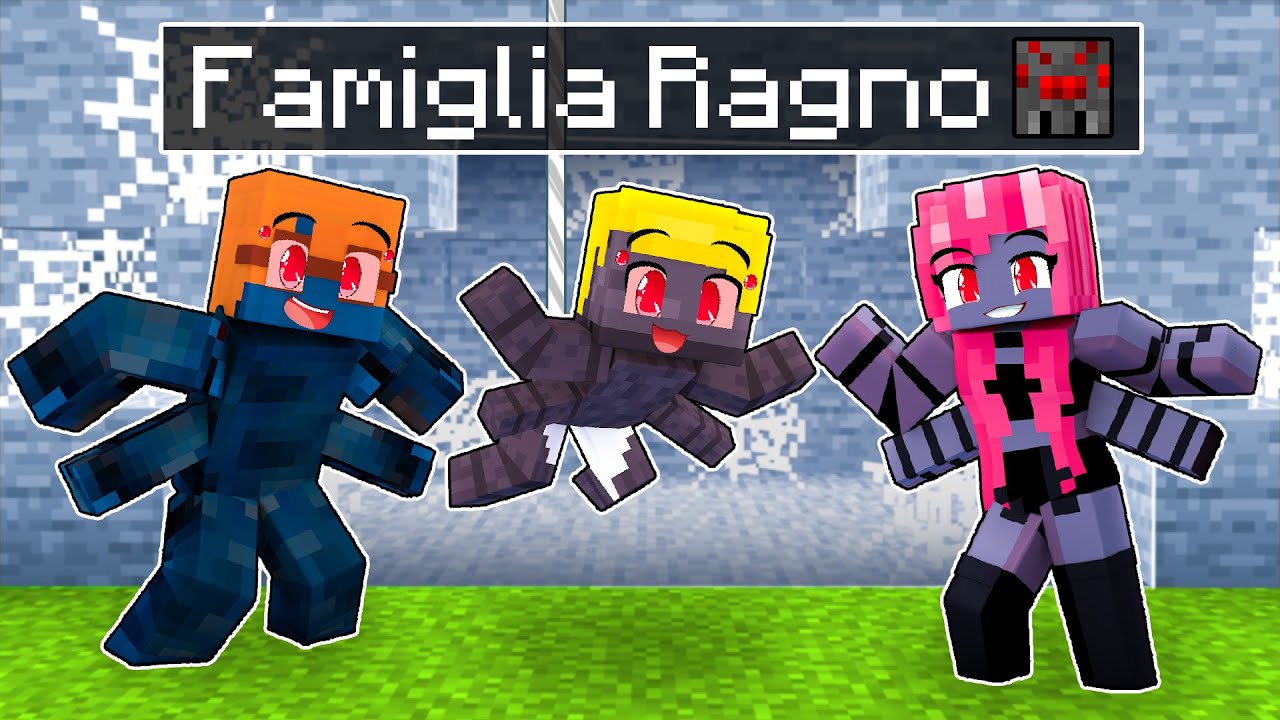 Diventiamo La Famiglia RAGNO Su Minecraft!