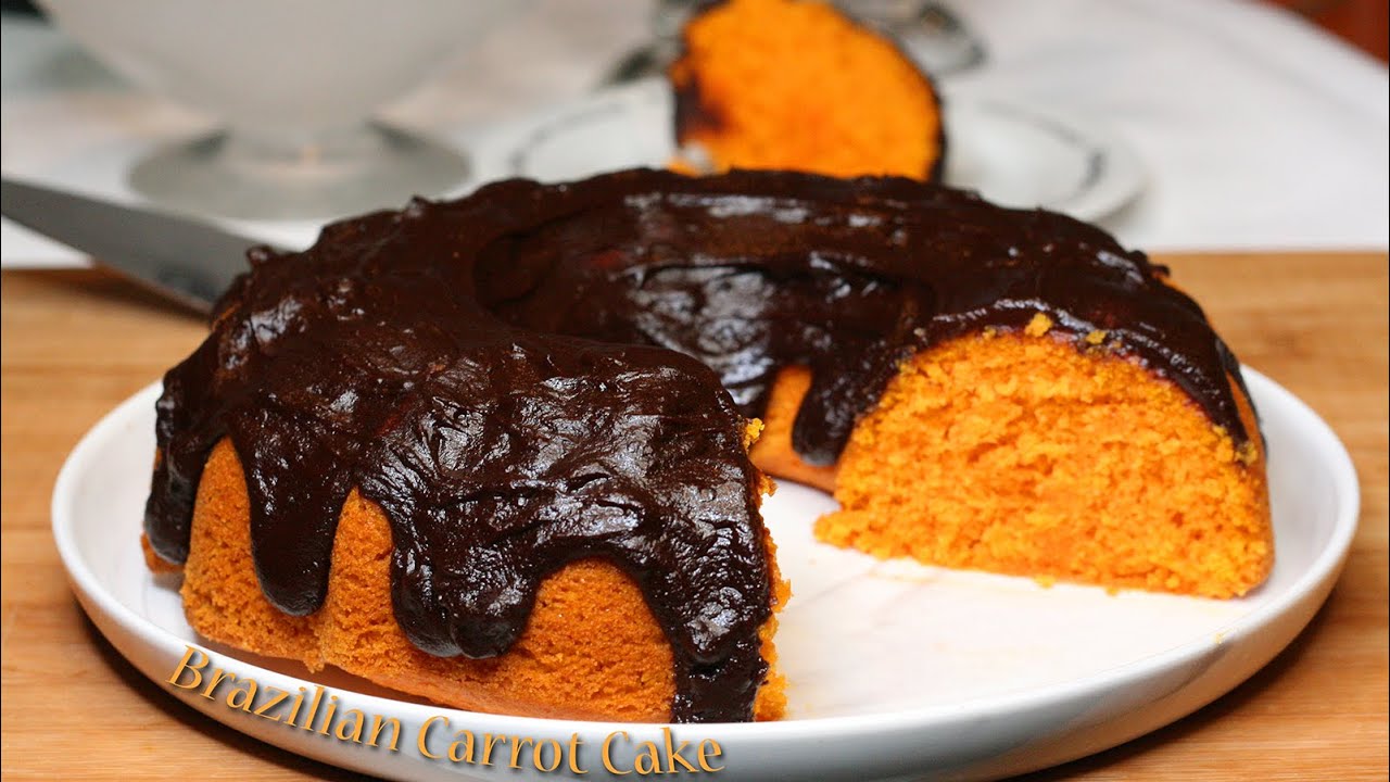 Brazilian Carrot Cake (Vegan, Gluten Free)