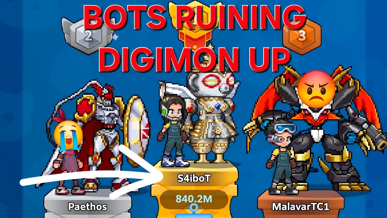Digimon UP Update - BOTS RUINING DIGIMON UP