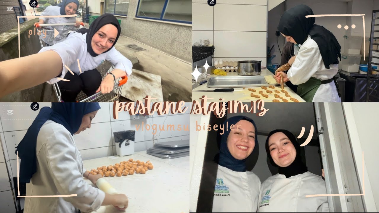 Pastane stajımız vlogu ama pasta yapmadan 