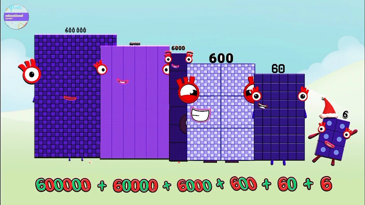 NUMBERBLOCKS СЛОЖЕНИЕ БОЛЬШИХ ЧИСЕЛ С МАЛЕНЬКИМИ @educationalcorner110 |Математика для детей