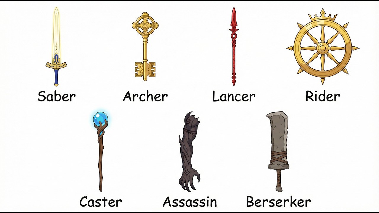 Every Basic Servant Class in Fate EXPLAINED in 5 Minutes