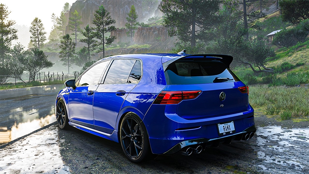 Volkswagen Golf 8 R - Forza Horizon 5 | Thrustmaster T300RS gameplay