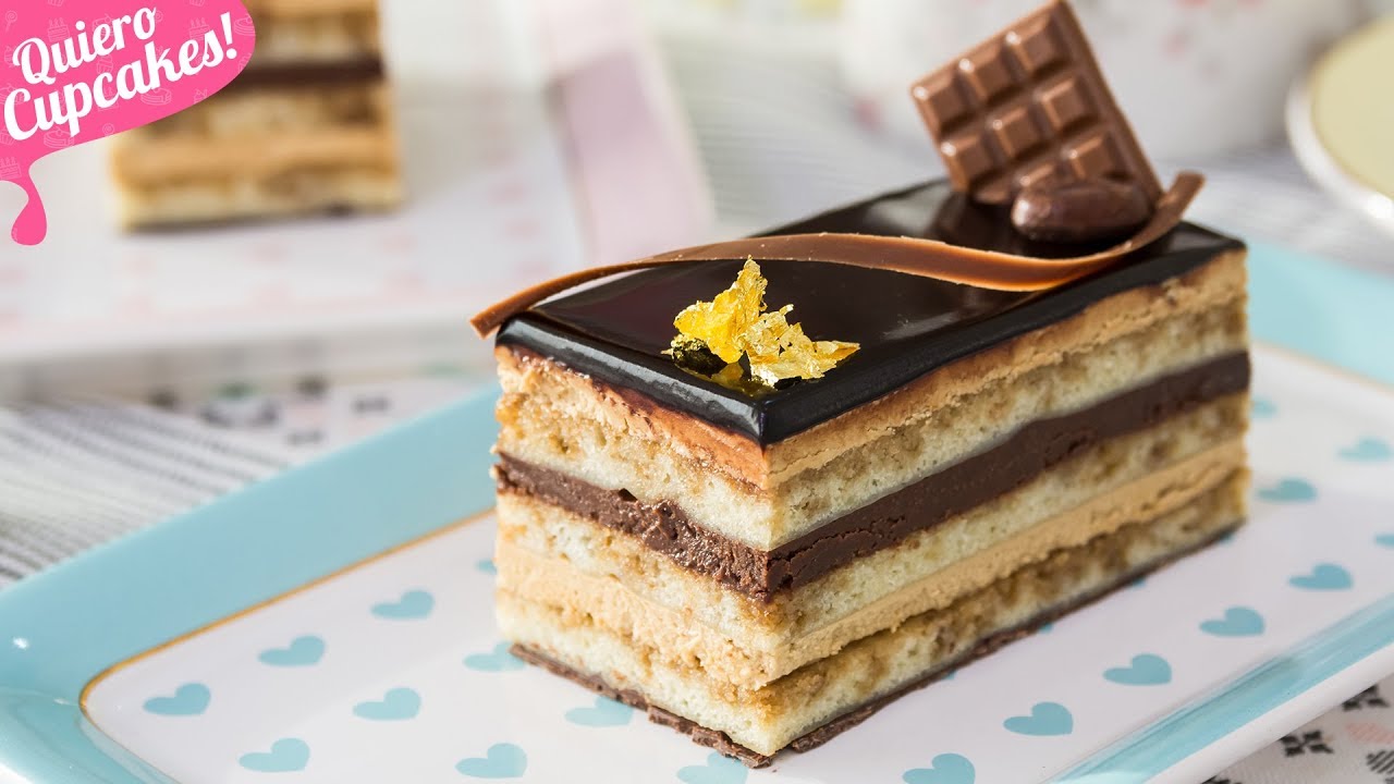 TARTA O PASTEL ÓPERA | RECETA PASO A PASO | Quiero Cupcakes!
