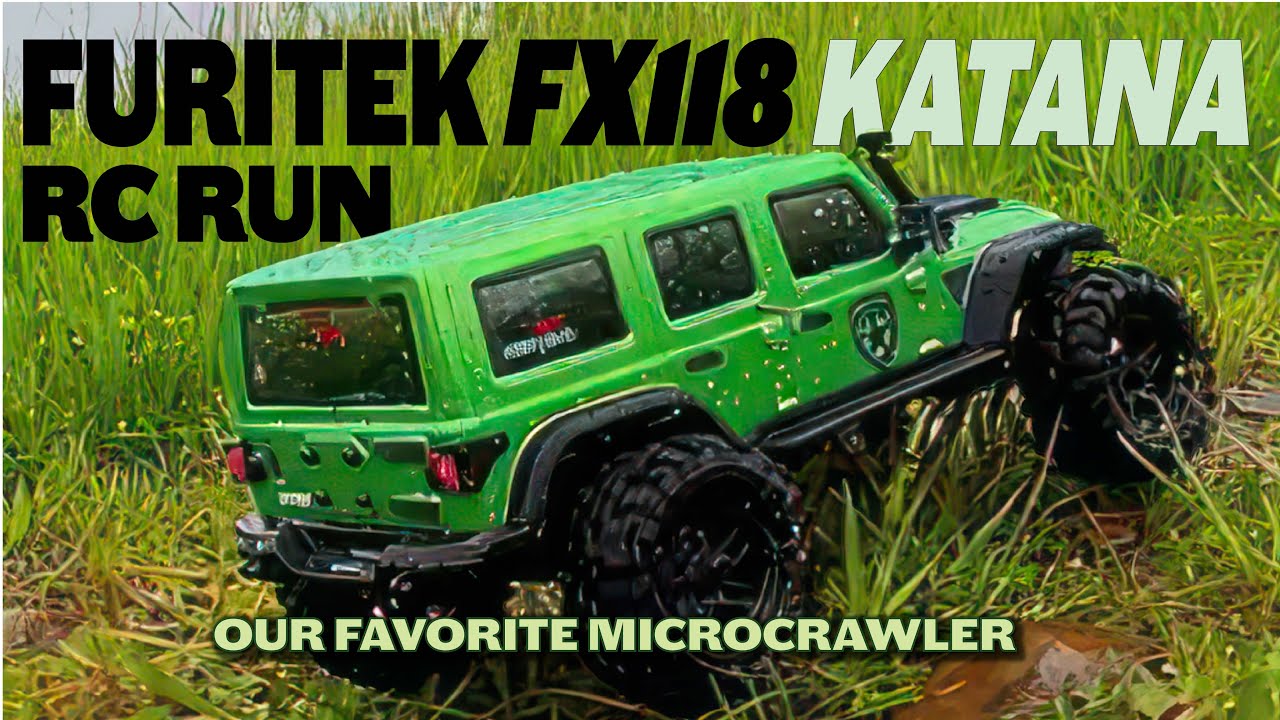 Our Fav Microcrawler!  Furitek Katana FX-118 Rock Crawling in the Rain 🌧️