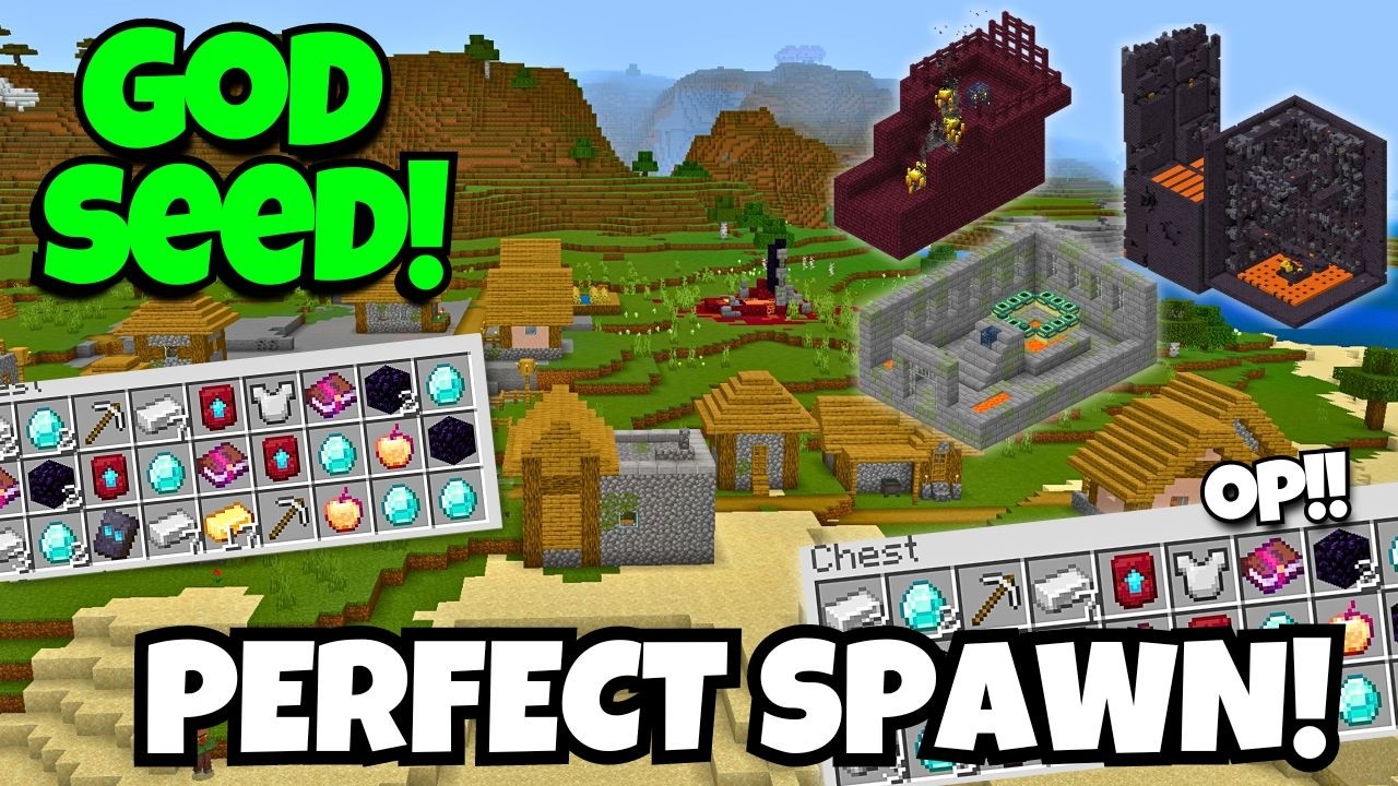 🔥[GOD SEED] Minecraft 1.21 Bedrock *minecraft seeds*