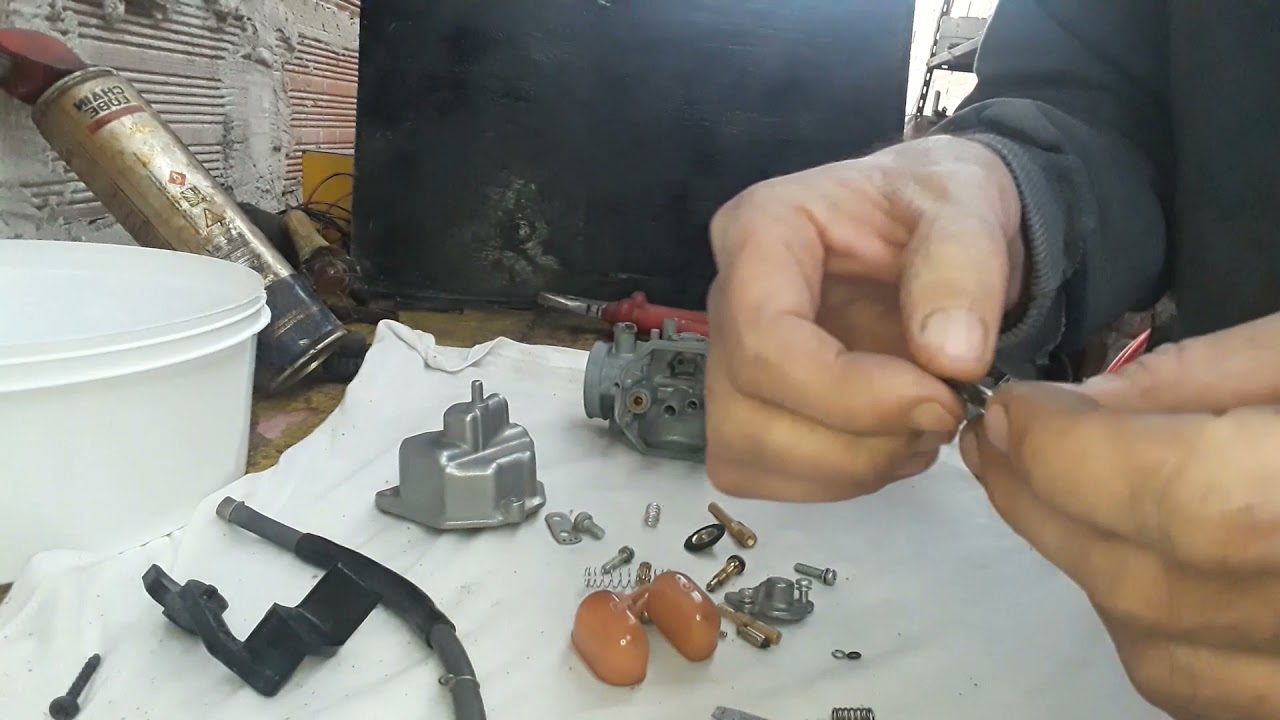 como desarmar limpiar y armar un carburador de honda cg titan 150