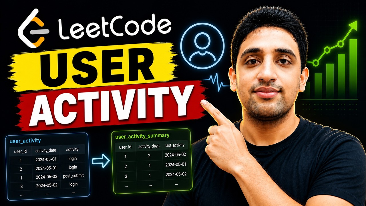 🔥 LeetCode SQL &ndash; User Activity (Last 30 Days) | Easy Explained