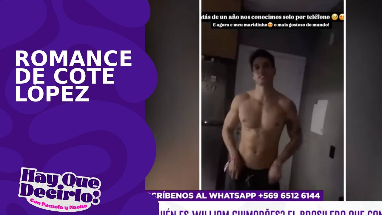Cote López confirmó romance con galán brasileño | Hay Que Decirlo