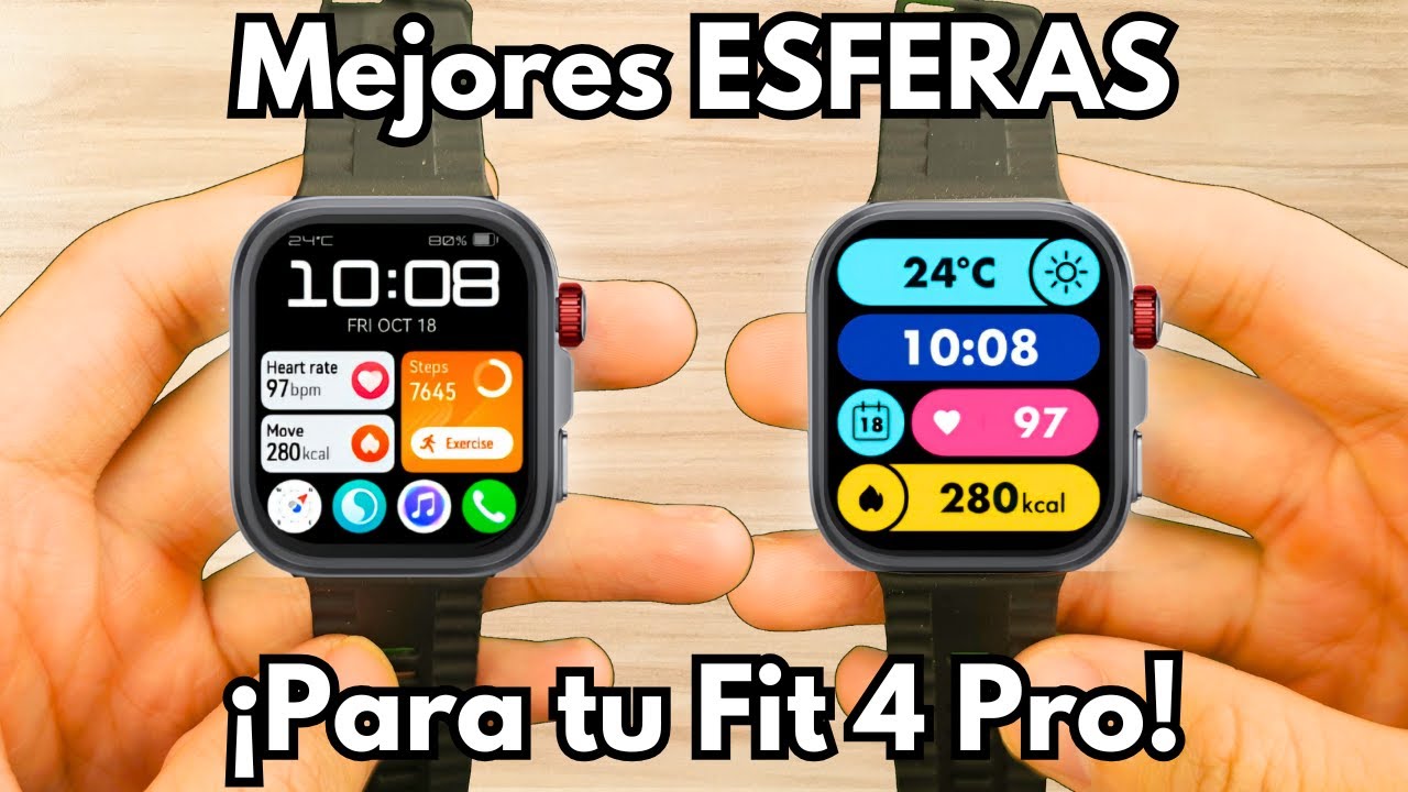 ¡TOP 25 MEJORES Watchfaces para tu Huawei Watch Fit 4 Pro!