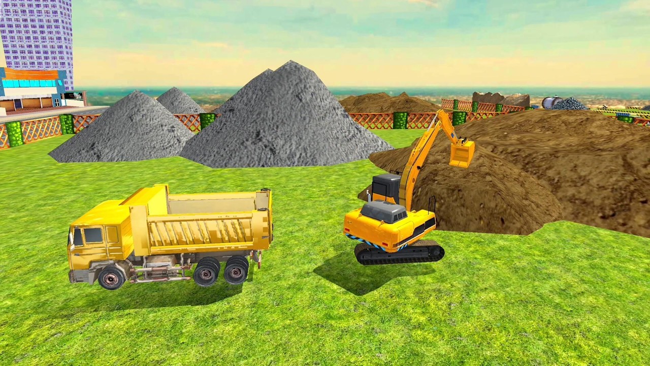 City Construction Simulator 3D - City Road Builder Excavator Trucks | Android Gameplay
