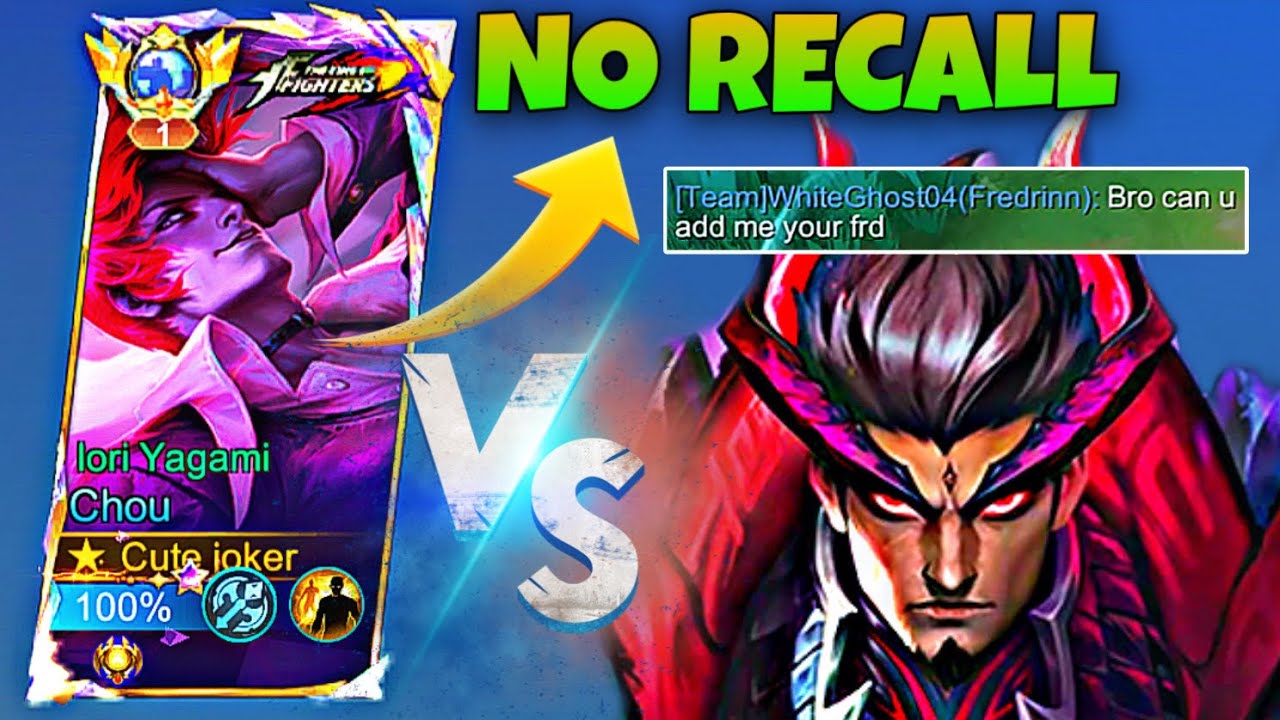 NO RECALL CHALLENGE CHOU vs EXP GOD YUZHONG || MOBILE LEGENDS