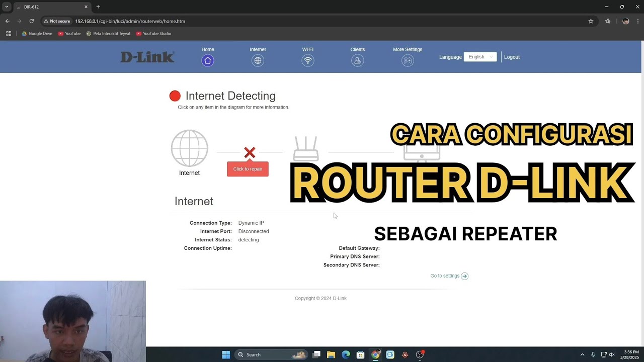 Cara Setting Router D-Link Dir-612
