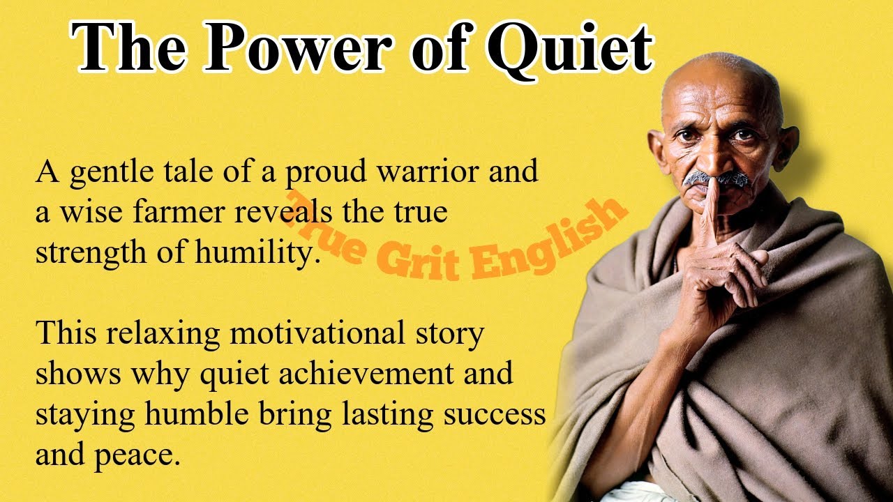 Stay Humble  The Power of Quiet Achievement | A Simple Motivational Tale | Relaxing English Story