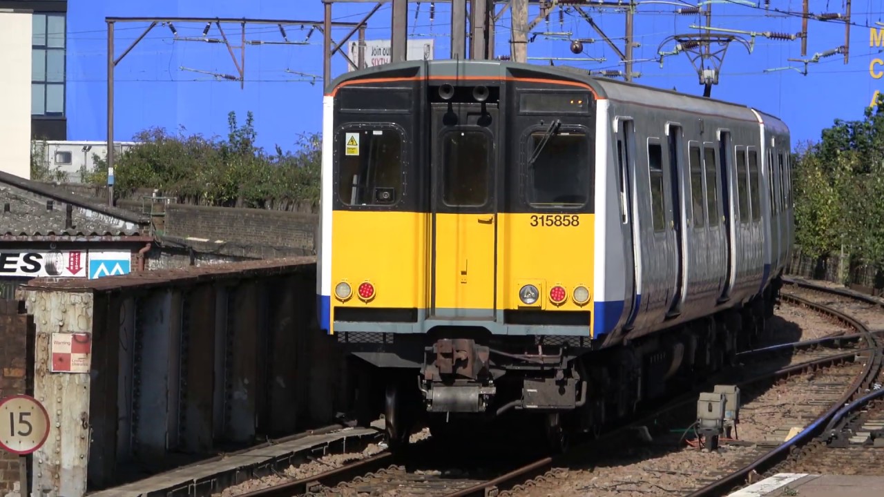 London Overground Trains at Hackney Downs