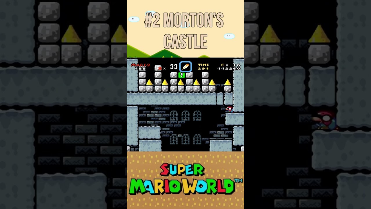 #2 Morton's Castle - Super Mario World #shorts