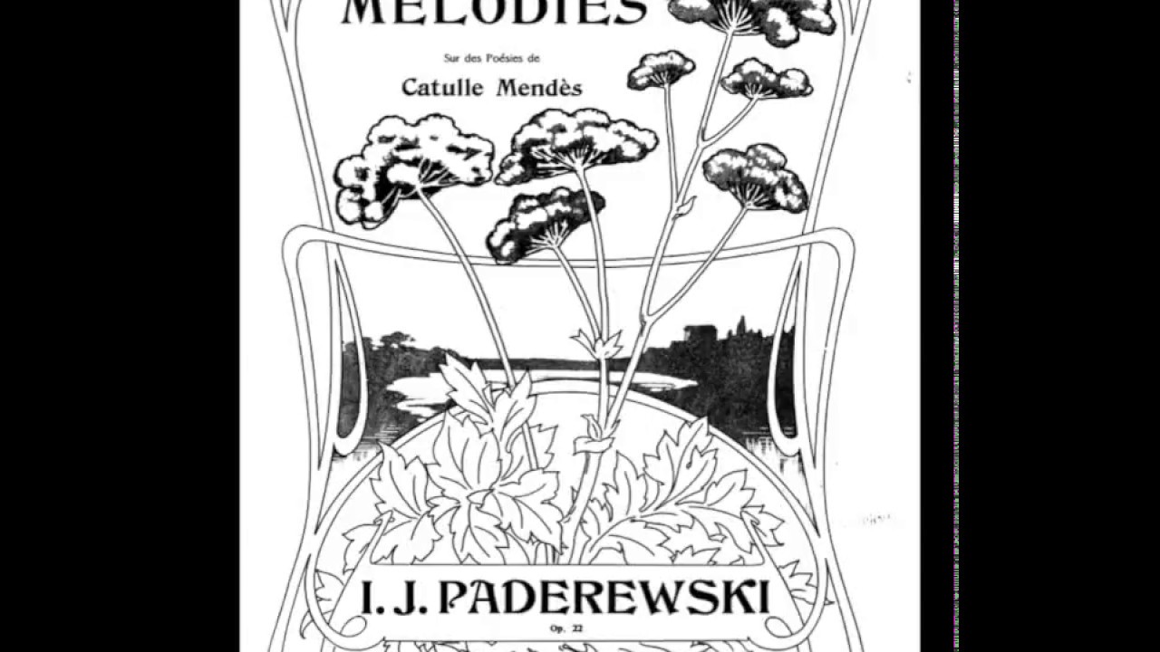 Paderewski: 12 Songs Op. 22