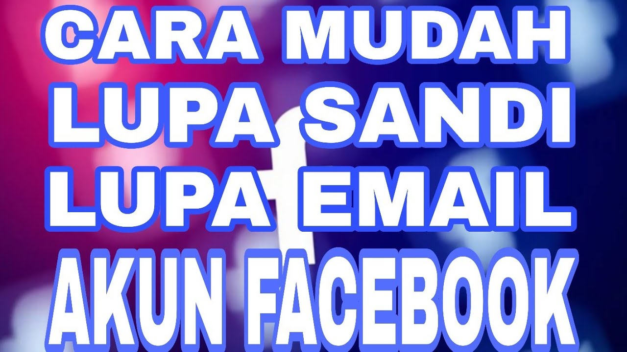 TERBARU 2026⁉️ CARA ATASI LUPA EMAIL SANDI FACEBOOK